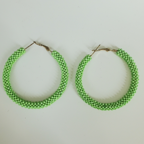 Gennaro beaded hoop earrings - Picture 1 of 5